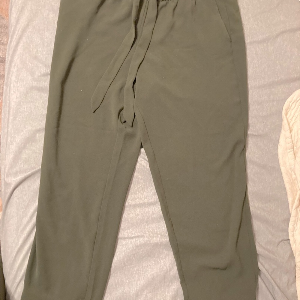 The LOFT Plus Tie Waist Tapered Pant In Crepe